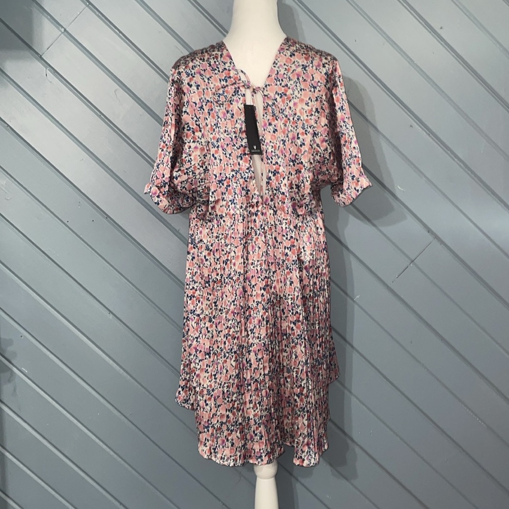 Lulu's Blush Pink Floral Print Mini Dress - Picture 7 of 11